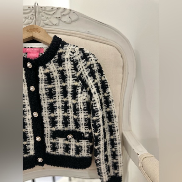 4T Isaac Mizrahi Black and White Knit 4 Piece Chanel Style Soft Tweed Outfit NWT - Picture 7 of 15